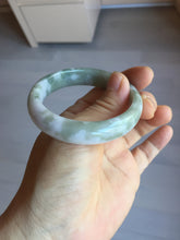 Load image into Gallery viewer, 50mm certified 100% natural Type A light watermelon rind green/yellow/purple jadeite jade bangle BN33-4499
