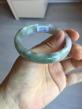 Load image into Gallery viewer, 50mm certified 100% natural Type A light watermelon rind green/yellow/purple jadeite jade bangle BN33-4499
