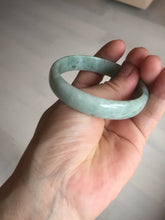 Load image into Gallery viewer, 53.7mm certified Type A 100% Natural green thin Jadeite Jade bangle D135-2831
