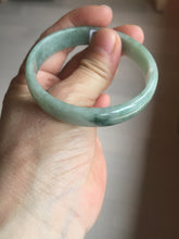 Load image into Gallery viewer, 53.8mm certified Type A 100% Natural green thin Jadeite Jade bangle D134-2835
