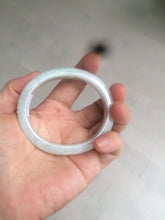 Load image into Gallery viewer, 52mm certified Type A 100% Natural icy light green oval Jadeite Jade bangle AZ45-5053
