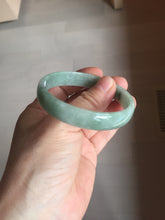 Load image into Gallery viewer, 53.8mm certified Type A 100% Natural green thin Jadeite Jade bangle D134-2835
