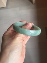 Load image into Gallery viewer, 53.8mm certified Type A 100% Natural green thin Jadeite Jade bangle D134-2835
