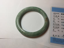 Load image into Gallery viewer, 55.5mm Certified 100% natural Type A sunny green brown jadeite jade bangle BQ18-5460
