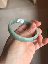 Load image into Gallery viewer, 53.8mm certified Type A 100% Natural green thin Jadeite Jade bangle D134-2835
