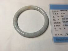 Load image into Gallery viewer, 57.5mm certified 100% natural type A light green/purple/yellow(FU LU SHOU) round cut jadeite jade bangle BN57-3122
