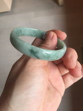 Load image into Gallery viewer, 53.8mm certified Type A 100% Natural green thin Jadeite Jade bangle D134-2835
