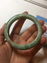 Load image into Gallery viewer, 55.5mm Certified 100% natural Type A sunny green brown jadeite jade bangle BQ18-5460
