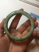 Load image into Gallery viewer, 55.5mm Certified 100% natural Type A sunny green brown jadeite jade bangle BQ18-5460
