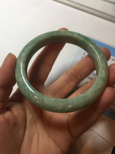 Load image into Gallery viewer, 55.5mm Certified 100% natural Type A sunny green brown jadeite jade bangle BQ18-5460
