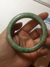 Load image into Gallery viewer, 55.5mm Certified 100% natural Type A sunny green brown jadeite jade bangle BQ18-5460
