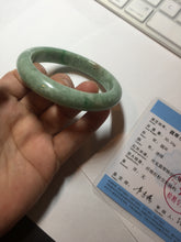 Load image into Gallery viewer, 55.5mm Certified 100% natural Type A sunny green brown jadeite jade bangle BQ18-5460
