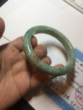 Load image into Gallery viewer, 55.5mm Certified 100% natural Type A sunny green brown jadeite jade bangle BQ18-5460
