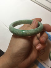 Load image into Gallery viewer, 55.5mm Certified 100% natural Type A sunny green brown jadeite jade bangle BQ18-5460
