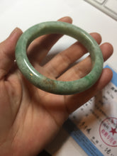 Load image into Gallery viewer, 55.5mm Certified 100% natural Type A sunny green brown jadeite jade bangle BQ18-5460
