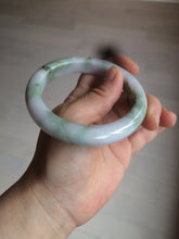 Load image into Gallery viewer, 58.8mm Certified Type A 100% Natural green/purple/brown Jadeite Jade bangle C86-5287
