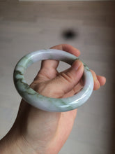 Load image into Gallery viewer, 58.8mm Certified Type A 100% Natural green/purple/brown Jadeite Jade bangle C86-5287
