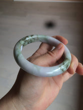 Load image into Gallery viewer, 58.8mm Certified Type A 100% Natural green/purple/brown Jadeite Jade bangle C86-5287
