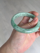 Load image into Gallery viewer, 55.5mm Certified 100% natural Type A sunny green brown jadeite jade bangle BQ18-5460
