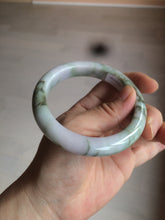 Load image into Gallery viewer, 58.8mm Certified Type A 100% Natural green/purple/brown Jadeite Jade bangle C86-5287
