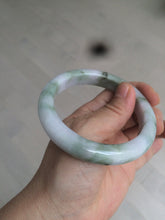 Load image into Gallery viewer, 58.8mm Certified Type A 100% Natural green/purple/brown Jadeite Jade bangle C86-5287
