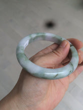 Load image into Gallery viewer, 58.8mm Certified Type A 100% Natural green/purple/brown Jadeite Jade bangle C86-5287
