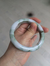 Load image into Gallery viewer, 58.8mm Certified Type A 100% Natural green/purple/brown Jadeite Jade bangle C86-5287
