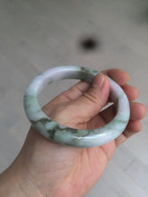 Load image into Gallery viewer, 58.8mm Certified Type A 100% Natural green/purple/brown Jadeite Jade bangle C86-5287
