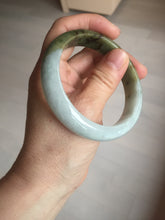 Load image into Gallery viewer, 55.5mm certificated Type A 100% Natural oily dark green/yellow/brown Jadeite Jade bangle D132-4069
