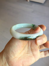 Load image into Gallery viewer, 53.5mm 100% natural certified sunny green brown pink oval jadeite jade bangle BN29-8348
