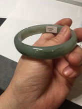 Load image into Gallery viewer, 58.3mm certificated Type A 100% Natural oily dark green Jadeite Jade bangle AJ78-8578
