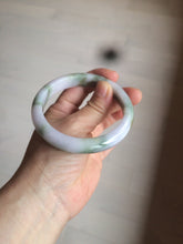 Load image into Gallery viewer, 58.8mm Certified Type A 100% Natural green/purple/brown Jadeite Jade bangle C85-5282
