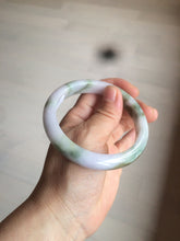 Load image into Gallery viewer, 58.8mm Certified Type A 100% Natural green/purple/brown Jadeite Jade bangle C85-5282
