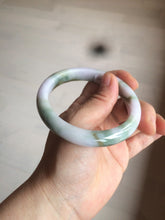 Load image into Gallery viewer, 58.8mm Certified Type A 100% Natural green/purple/brown Jadeite Jade bangle C85-5282
