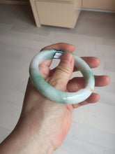 Load image into Gallery viewer, 57mm certified 100% natural type A sunny green/purple/yellow jadeite jade bangle BN101-7704
