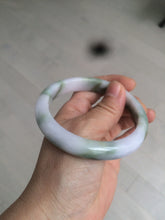 Load image into Gallery viewer, 58.8mm Certified Type A 100% Natural green/purple/brown Jadeite Jade bangle C85-5282
