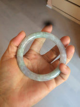 Load image into Gallery viewer, 56.7mm certified 100% natural type A light green/purple/yellow (FU LU SHOU) chubby round cut jadeite jade bangle BG71-2938
