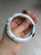 Load image into Gallery viewer, 55.3mm certified Type A 100% Natural dark green/purple/yellow Jadeite Jade bangle AZ41-4099
