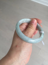 Load image into Gallery viewer, 56mm certified 100% natural type A light green white blue jadeite jade bangle BQ22-3791
