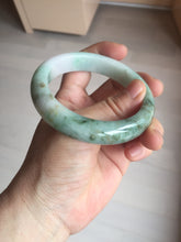 Load image into Gallery viewer, 57mm certified 100% natural type A sunny green/purple/brown jadeite jade bangle BN99-7710
