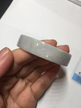 Load image into Gallery viewer, 51mm Certified Type A 100% Natural light purple/white square Jadeite Jade bangle BN97-2708
