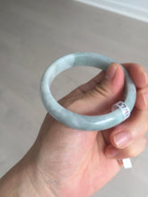 Load image into Gallery viewer, 56mm certified 100% natural type A light green white blue jadeite jade bangle BQ22-3791
