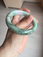 Load image into Gallery viewer, 57mm certified 100% natural type A sunny green/purple/brown jadeite jade bangle BN99-7710
