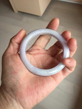 Load image into Gallery viewer, 55mm 100% natural type A light purple white jadeite jade bangle BM101-2838
