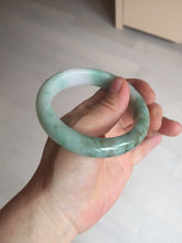 Load image into Gallery viewer, 57mm certified 100% natural type A sunny green/purple/brown jadeite jade bangle BN99-7710
