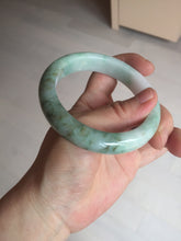 Load image into Gallery viewer, 57mm certified 100% natural type A sunny green/purple/brown jadeite jade bangle BN99-7710
