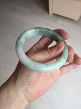 Load image into Gallery viewer, 57mm certified 100% natural type A sunny green/purple/brown jadeite jade bangle BN99-7710
