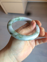 Load image into Gallery viewer, 59mm Certified Type A 100% Natural green/purple/brown pink camouflage color Jadeite Jade bangle BG69-5292
