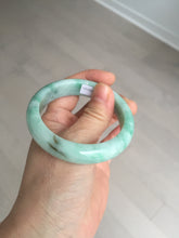 Load image into Gallery viewer, 卖了 53mm 100% natural certified sunny green/dark green jadeite jade bangle BK80-5244
