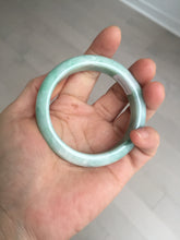 Load image into Gallery viewer, 卖了 53mm 100% natural certified sunny green/dark green jadeite jade bangle BK80-5244
